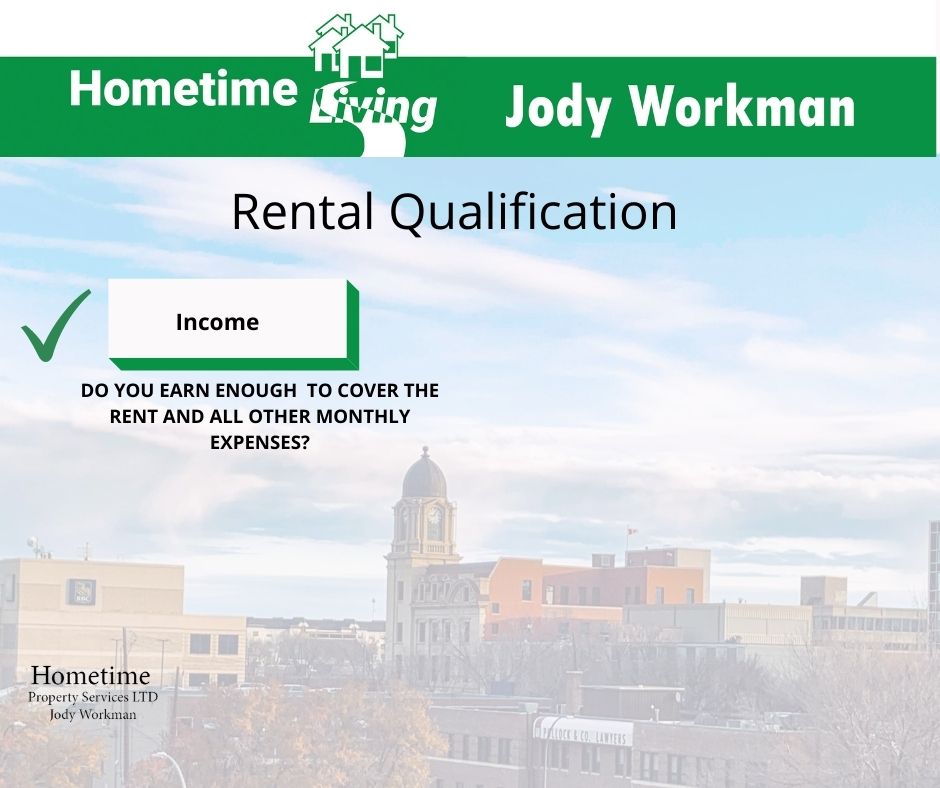 Rental qualification overview for Lethbridge apartment